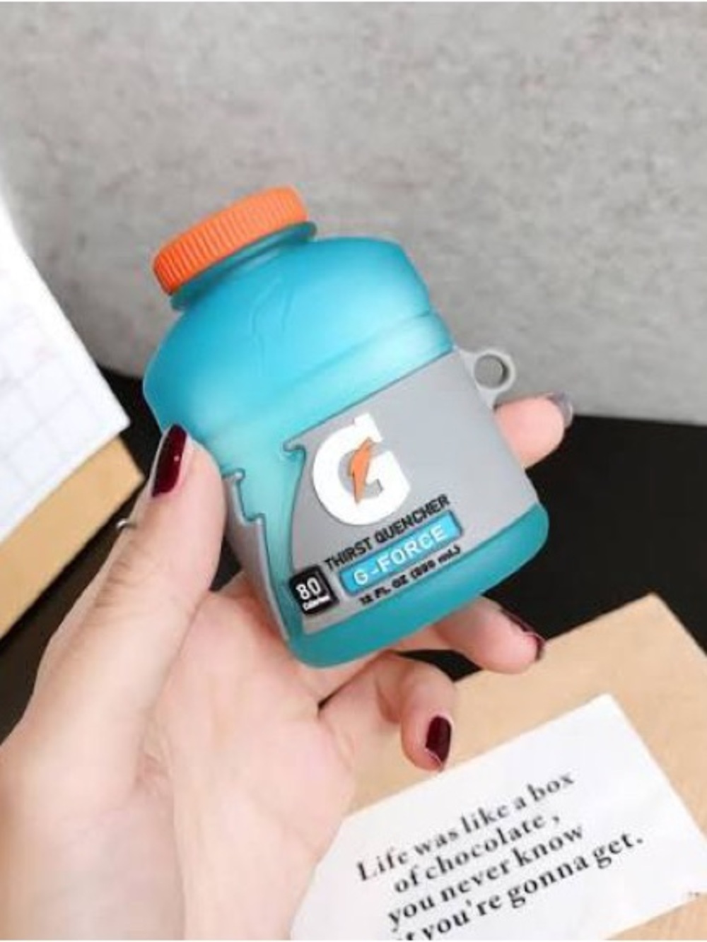 G-Force Teal Silicone Phone Case Charm by Gatorade